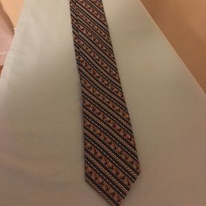 Geometric Patterned Yves Saint Laurent Tie